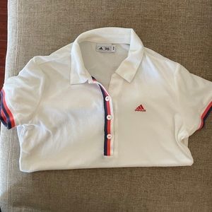 Adidas Vintage Terry Cloth Polo